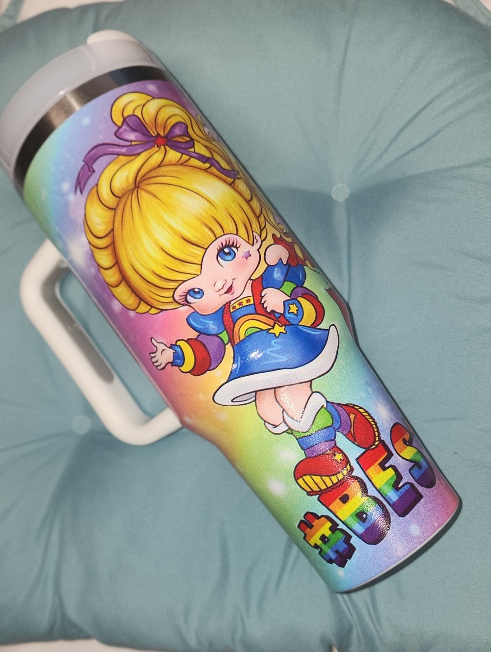 Rainbow Brite Strawberry Shortcake Character Travel Tumbler - Multicolor